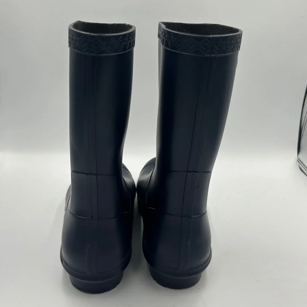 UGG Shaye Navy Blue Rubber Waterproof fur lined boots‎